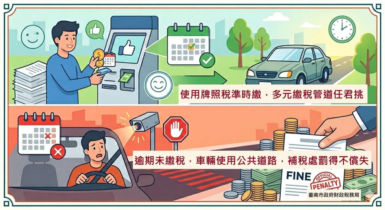 車輛欠繳使用牌照稅使用道路小心受罰.jpg